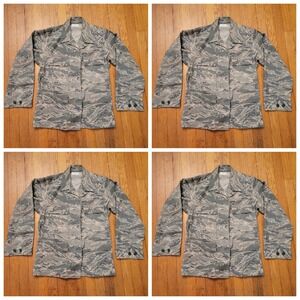 4 US Air Force 10R Utility Coat Grey Digital Tiger Stripe Camo Jacket Military